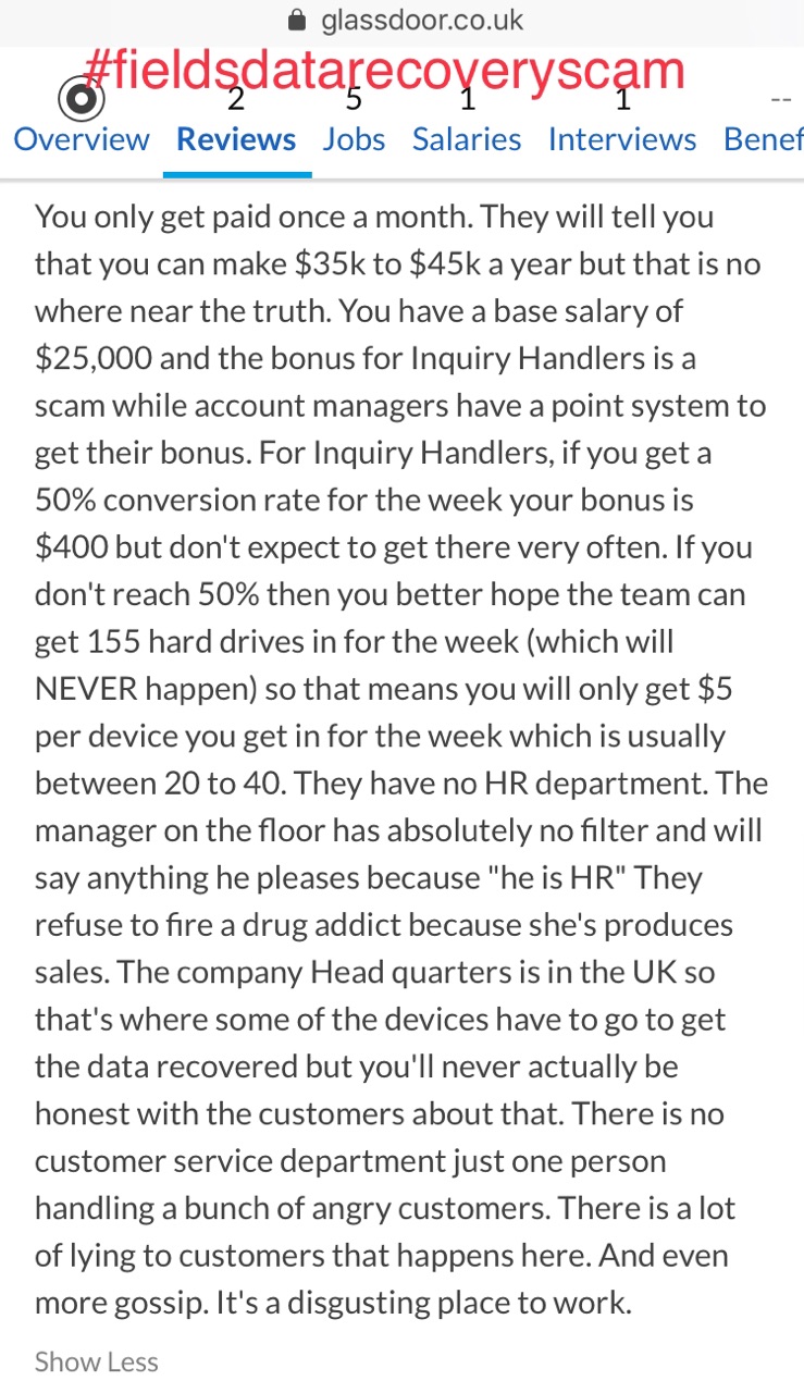 fields ex member of staff explains how the SCAM works fields ex member of staff explains how the SCAM works